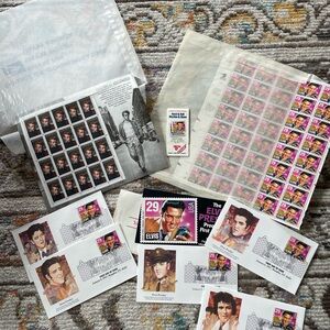 Elvis Presley Collectible Stamp Set